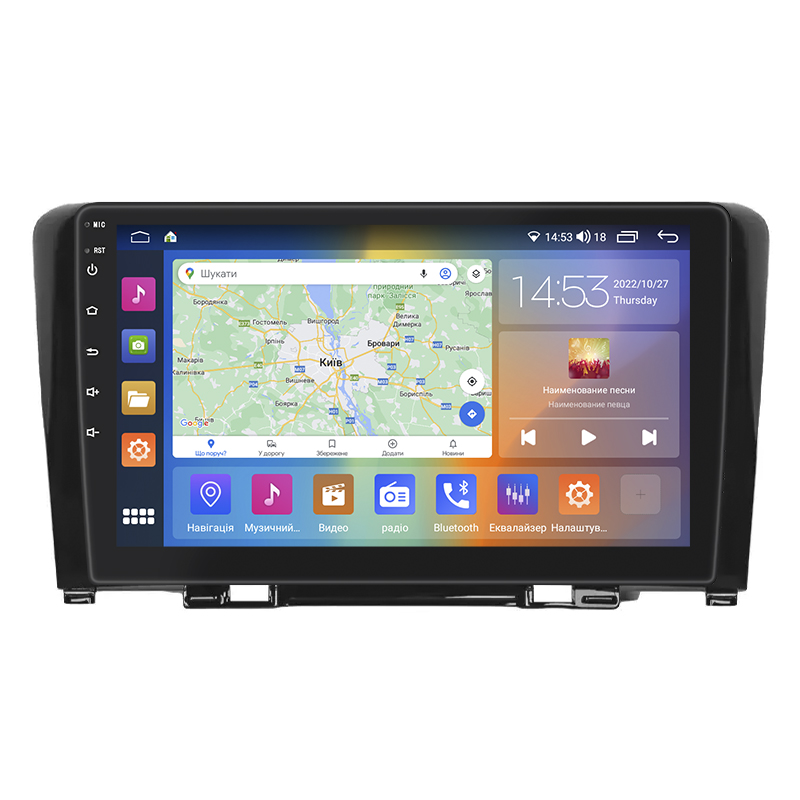 Штатная магнитола Lesko для Great Wall Hover H6  2011-2017 экран 9" 4/64Gb CarPlay 4G Wi-Fi GPS Prime