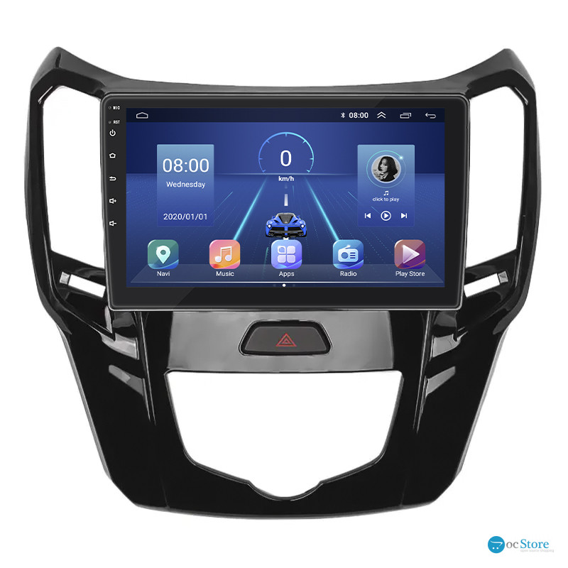 Штатная магнитола Lesko для Great Wall Hover M4  2012-2017 экран 9" 2/32Gb Wi-Fi GPS Base