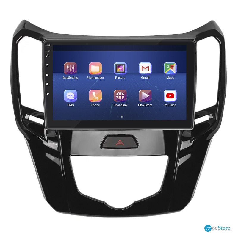 Штатная магнитола Lesko для Great Wall Hover M4  2012-2017 экран 9" 4/64Gb 4G Wi-Fi GPS Top