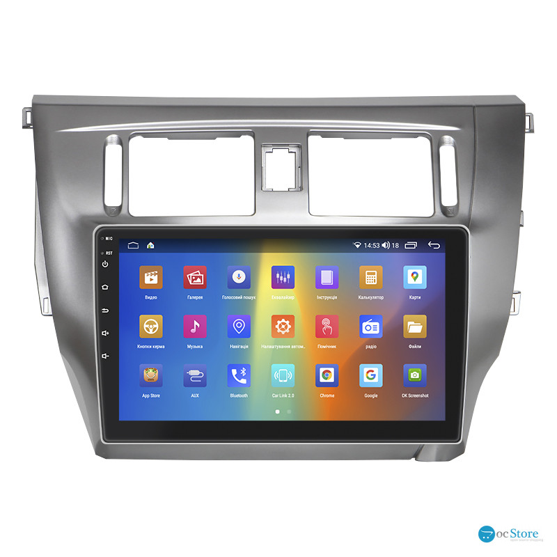 Штатная магнитола Lesko для Great Wall Voleex C30  2010-2014 экран 9" 4/64Gb CarPlay 4G Wi-Fi GPS Prime