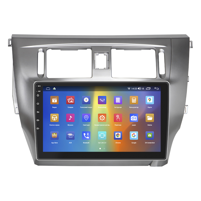 Штатная магнитола Lesko для Great Wall Voleex C30  2010-2014 экран 9" 4/64Gb CarPlay 4G Wi-Fi GPS Prime