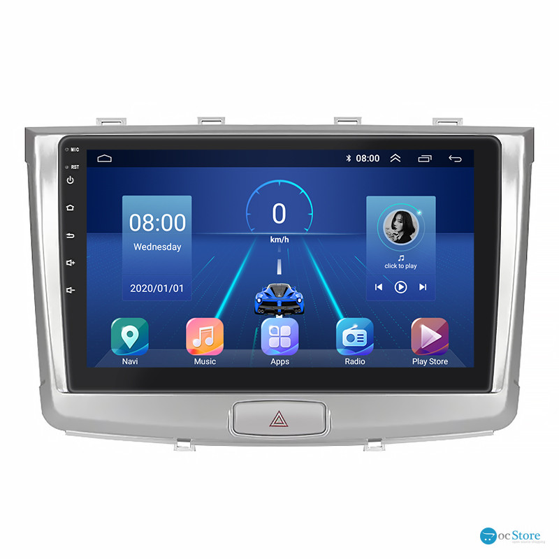 Штатная магнитола Lesko для Haval H6  2014-2020 экран 10" 4/32Gb 4G Wi-Fi GPS Top