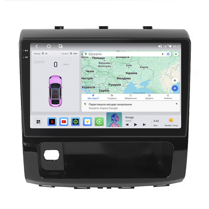 Штатная магнитола Lesko для Haval H9 I 2014-2017 экран 10" 4/64 QLED CarPlay 4G Wi-Fi GPS 360 Prime