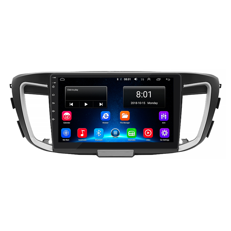 Штатная магнитола Lesko для Honda Accord IX 2012-2015 экран 10" 2/32Gb Wi-Fi GPS Base