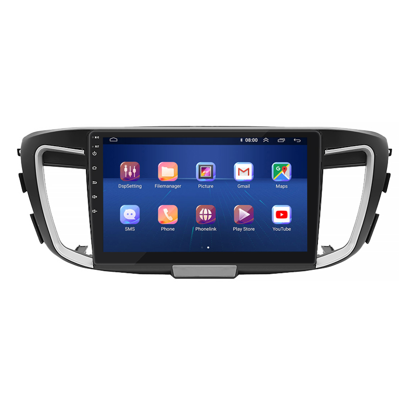 Штатная магнитола Lesko для Honda Accord IX Рестайлинг 2015-2019 экран 10" 4/64Gb 4G Wi-Fi GPS Top