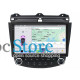 Штатная магнитола Lesko для Honda Accord VII 2002-2006 экран 10" 4/64 QLED CarPlay 4G Wi-Fi GPS 360 Prime