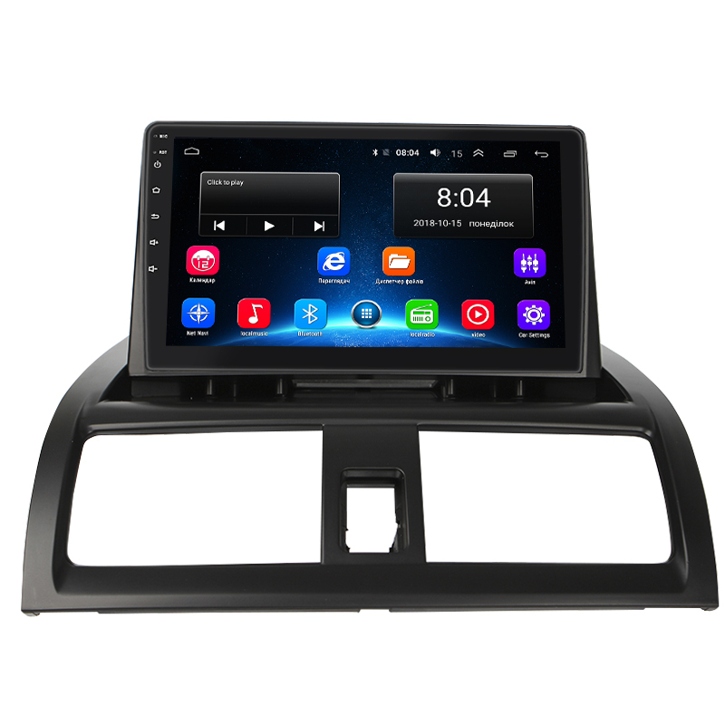 Штатная магнитола Lesko для Honda Accord VII ver 2 2002-2007 экран 9" 2/32Gb Wi-Fi GPS Base