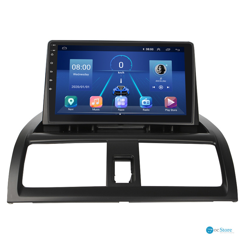 Штатная магнитола Lesko для Honda Accord VII ver 2 2002-2007 экран 9" 4/64Gb 4G Wi-Fi GPS Top