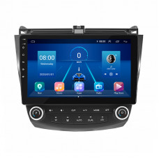 Штатная магнитола Lesko для Honda Accord VII Рестайлинг 2005-2008 экран 10" 6/128Gb 4G Wi-Fi GPS Top