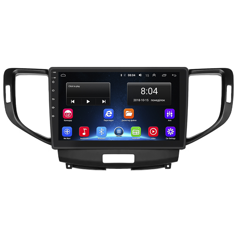 Штатная магнитола Lesko для Honda Accord VIII 2007-2011 экран 9" 2/32Gb Wi-Fi GPS Base