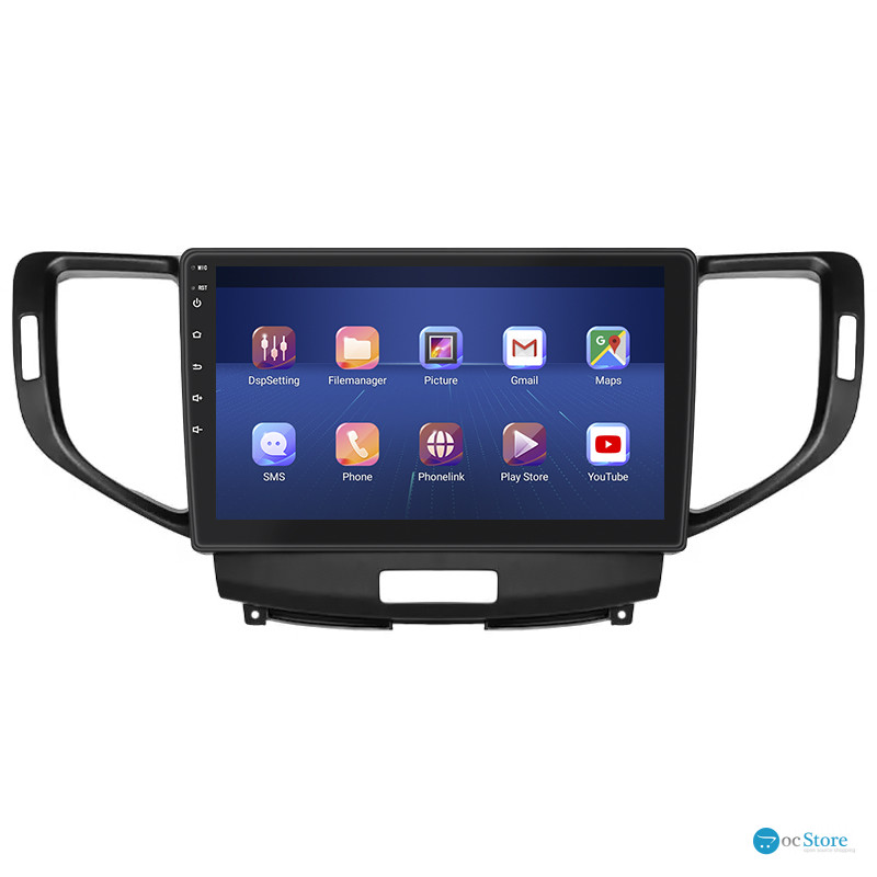 Штатная магнитола Lesko для Honda Accord VIII 2007-2011 экран 9" 2/32Gb 4G Wi-Fi GPS Top