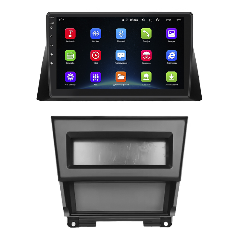 Штатная магнитола Lesko для Honda Accord VIII Рестайлинг 2011-2015 экран 10" 2/32Gb Wi-Fi GPS Base