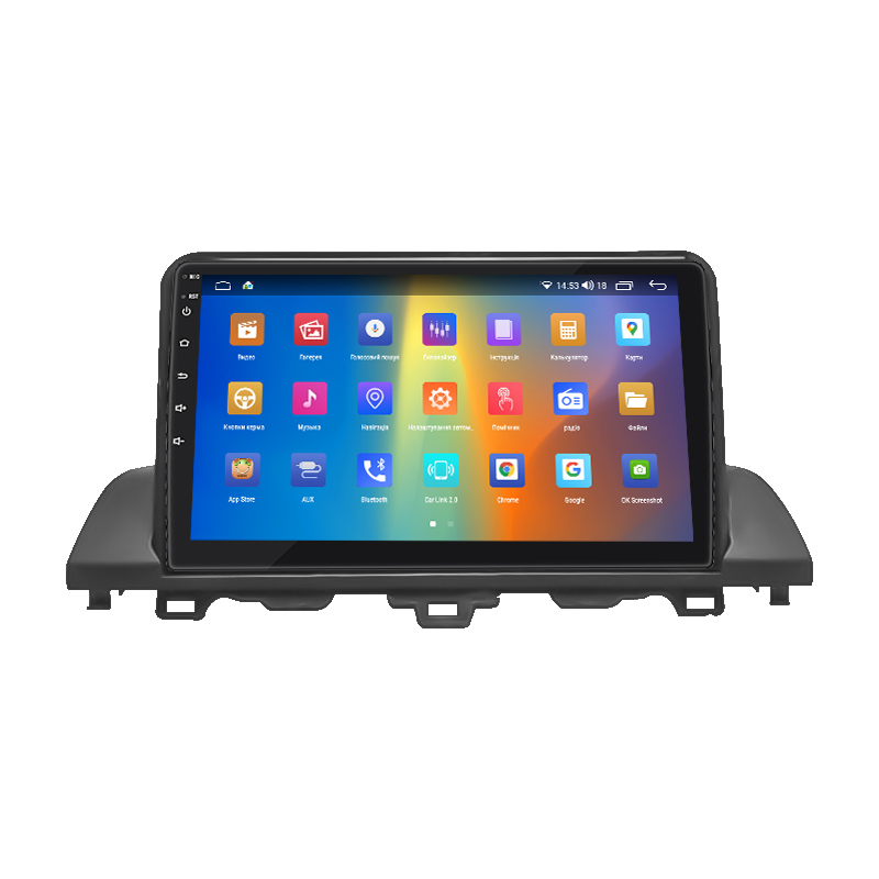 Штатная магнитола Lesko для Honda Accord X 2017-2020 экран 9" 4/64Gb CarPlay 4G Wi-Fi GPS Prime