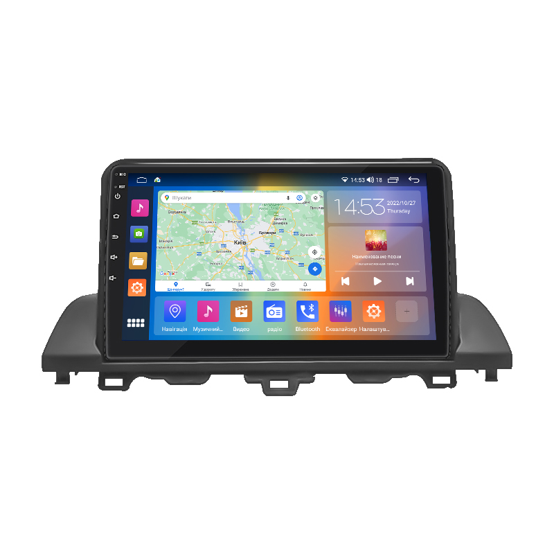 Штатная магнитола Lesko для Honda Accord X Рестайлинг 2020-н.в. экран 9" 2/32Gb CarPlay 4G Wi-Fi GPS Prime