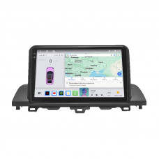 Штатная магнитола Lesko для Honda Accord X Рестайлинг 2020-н.в. экран 9" 4/64 QLED CarPlay 4G Wi-Fi GPS 360 Prime
