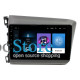 Штатная магнитола Lesko для Honda Civic IX 2011-2015 экран 9" 1/16Gb Wi-Fi GPS Base