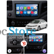 Штатная магнитола Lesko для Honda Civic IX 2011-2015 экран 9" 2/32Gb Wi-Fi GPS Base