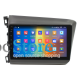 Штатная магнитола Lesko для Honda Civic IX 2011-2015 экран 9" 2/32Gb CarPlay 4G Wi-Fi GPS Prime