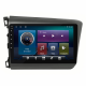 Штатная магнитола Lesko для Honda Civic IX 2011-2015 экран 9" 4/64Gb 4G Wi-Fi GPS Top