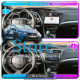 Штатная магнитола Lesko для Honda Civic IX Рестайлинг 2013-2017 экран 9" 4/64 QLED CarPlay 4G Wi-Fi GPS 360 Prime