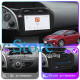 Штатная магнитола Lesko для Honda Civic Type R VIII 2006-2008 экран 9" 4/64 QLED CarPlay 4G Wi-Fi GPS 360 Prime