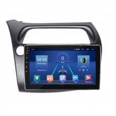 Штатная магнитола Lesko для Honda Civic Type R VIII 2006-2008 экран 9" 4/64Gb 4G Wi-Fi GPS Top