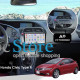 Штатная магнитола Lesko для Honda Civic Type R VIII Рестайлинг 2008-2011 экран 9" 4/64 QLED CarPlay 4G Wi-Fi GPS 360 Prime