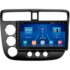 Штатная магнитола Lesko для Honda Civic VII 2000-2003 экран 9" 6/128Gb 4G Wi-Fi GPS Top