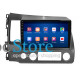 Штатная магнитола Lesko для Honda Civic VIII 2005-2009 экран 10" 1/16Gb Wi-Fi GPS Base