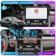 Штатная магнитола Lesko для Honda Civic X 2015-2021 экран 9" 4/64 QLED CarPlay 4G Wi-Fi GPS 360 Prime