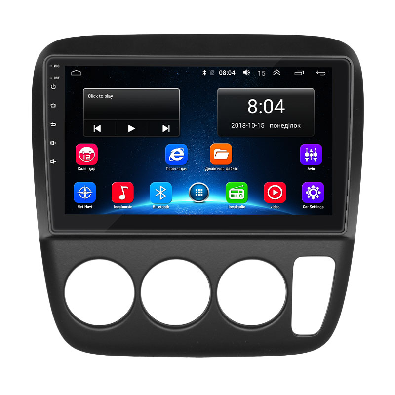 Штатная магнитола Lesko для Honda CR-V I 1995-1999 экран 9" 2/32Gb Wi-Fi GPS Base