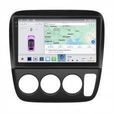 Штатная магнитола Lesko для Honda CR-V I 1995-1999 экран 9" 4/64 QLED CarPlay 4G Wi-Fi GPS 360 Prime