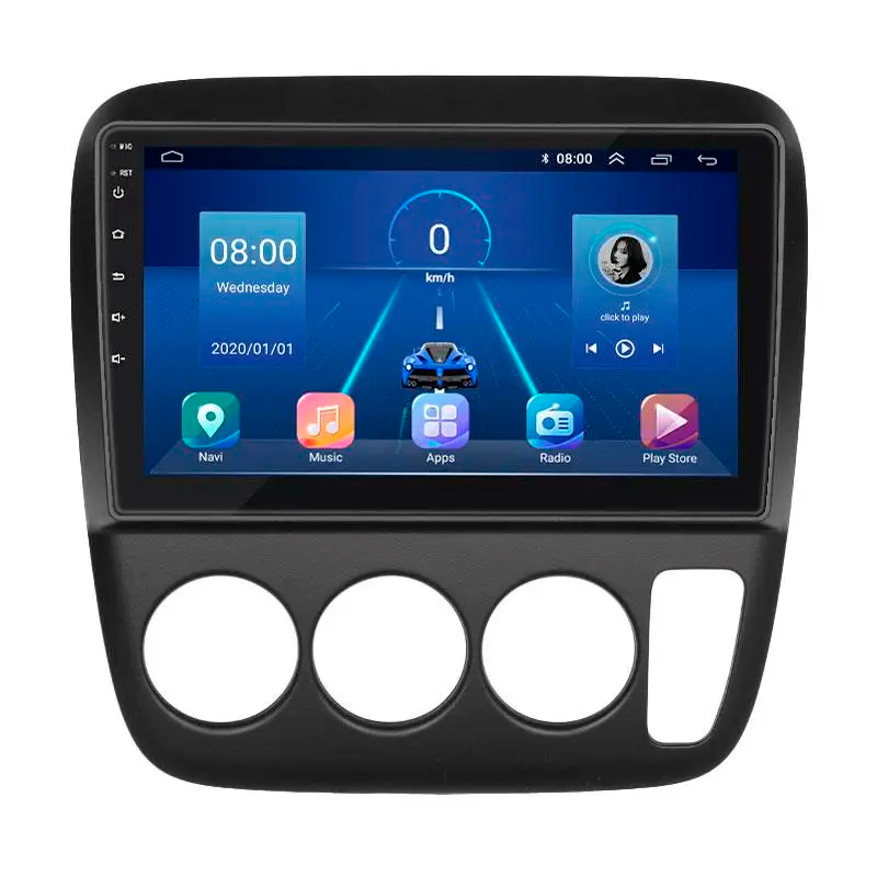 Штатная магнитола Lesko для Honda CR-V I 1995-1999 экран 9" 6/128Gb 4G Wi-Fi GPS Top