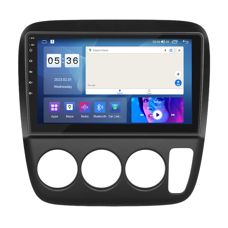 Штатная магнитола Lesko для Honda CR-V I Рестайлинг 1999-2001 экран 9" 2/32Gb CarPlay 4G Wi-Fi GPS Prime