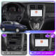 Штатная магнитола Lesko для Honda CR-V III 2006-2009 экран 9" 4/64 QLED CarPlay 4G Wi-Fi GPS 360 Prime