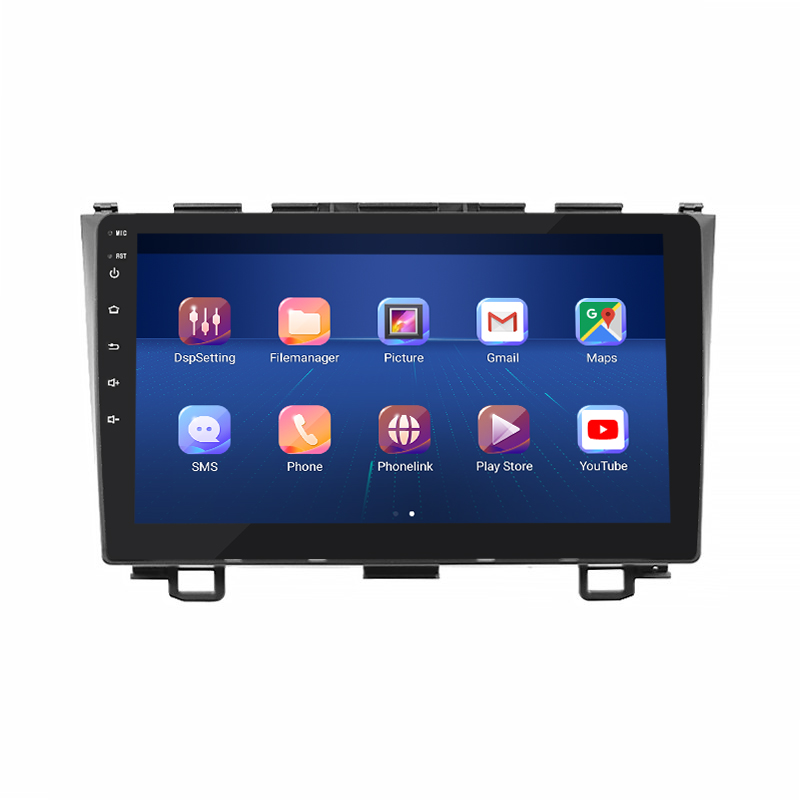 Штатная магнитола Lesko для Honda CR-V III Рестайлинг 2009-2012 экран 9" 2/32Gb 4G Wi-Fi GPS Top