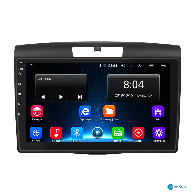 Штатная магнитола Lesko для Honda CR-V IV 2011-2015 экран 9" 2/32Gb Wi-Fi GPS Base