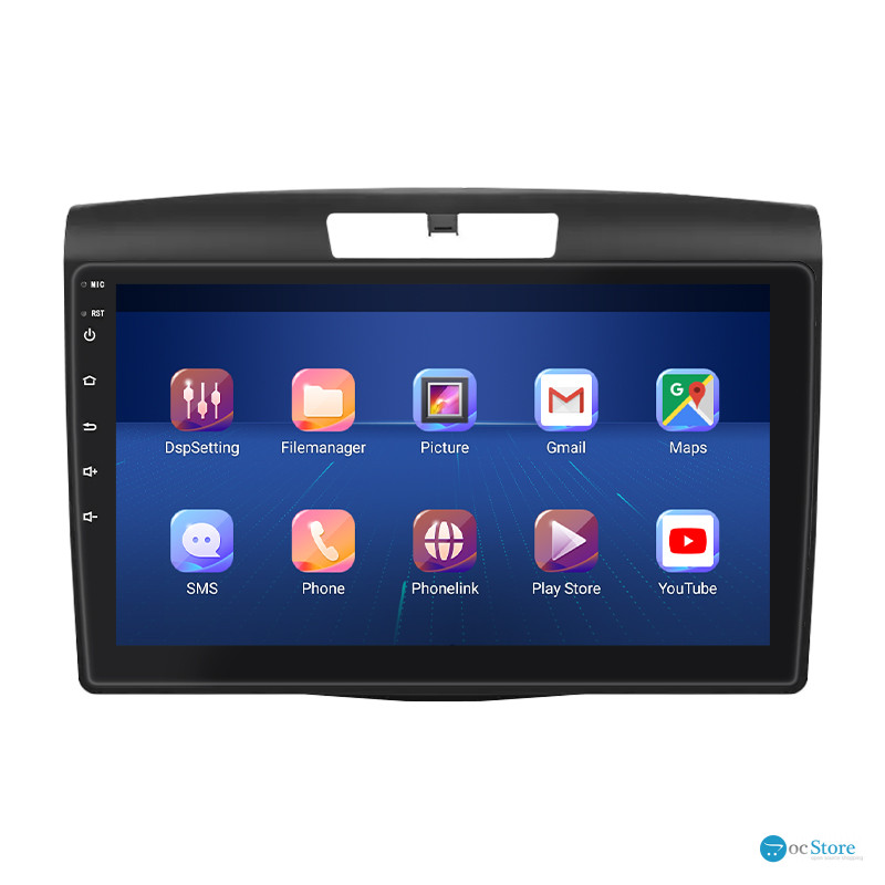 Штатная магнитола Lesko для Honda CR-V IV 2011-2015 экран 9" 4/64Gb 4G Wi-Fi GPS Top