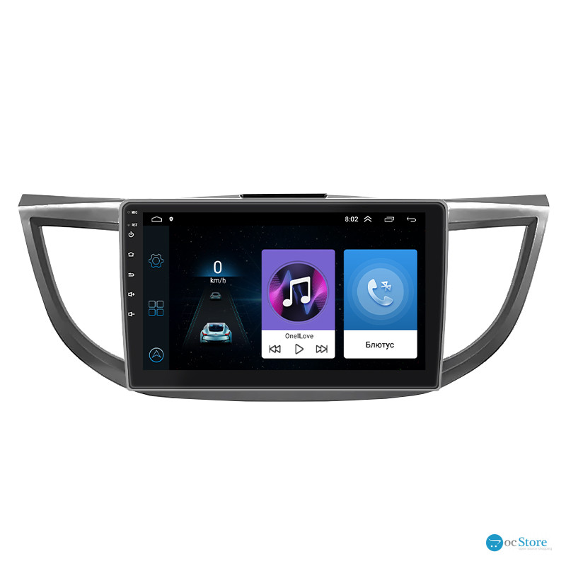 Штатная магнитола Lesko для Honda CR-V IV Рестайлинг 2014-2018 экран 10" 1/16Gb Wi-Fi GPS Base