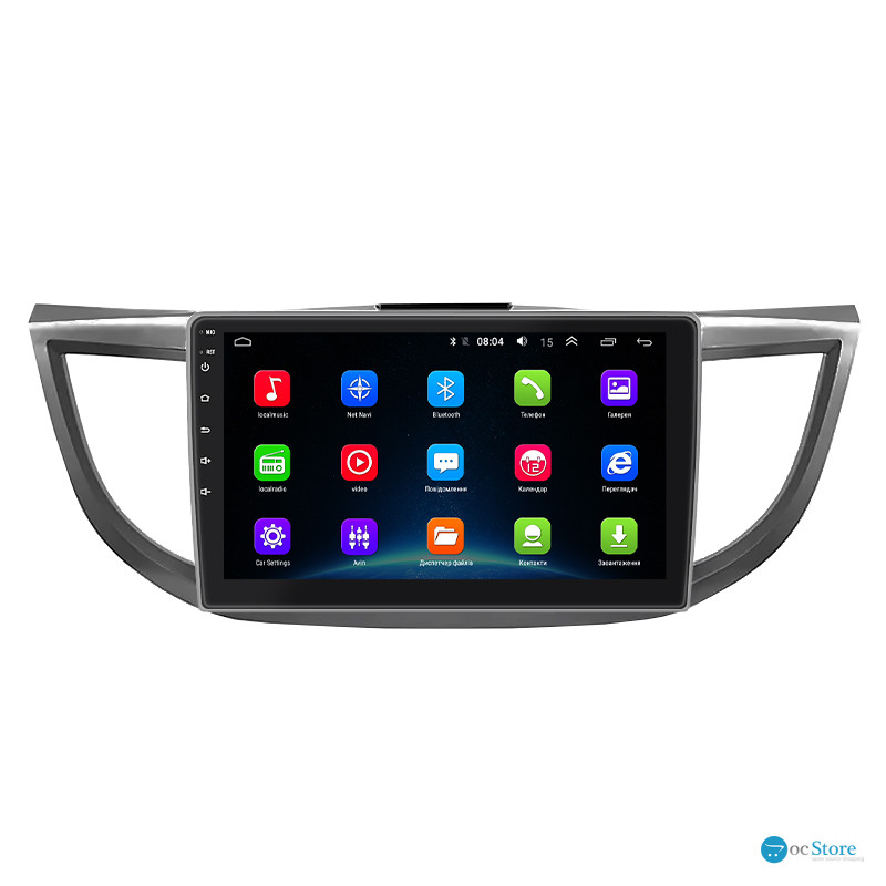 Штатная магнитола Lesko для Honda CR-V IV Рестайлинг 2014-2018 экран 10" 2/32Gb Wi-Fi GPS Base