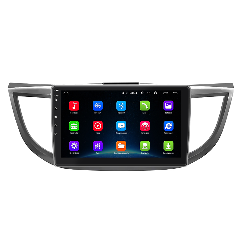 Штатная магнитола Lesko для Honda CR-V IV Рестайлинг 2014-2018 экран 10" 2/32Gb Wi-Fi GPS Base