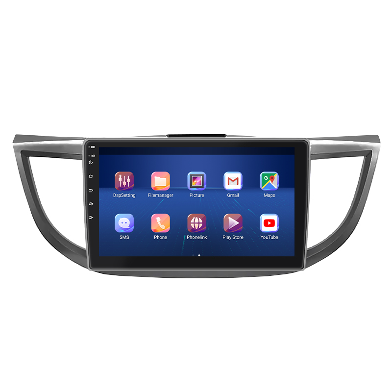 Штатная магнитола Lesko для Honda CR-V IV Рестайлинг 2014-2018 экран 10" 4/64Gb 4G Wi-Fi GPS Top