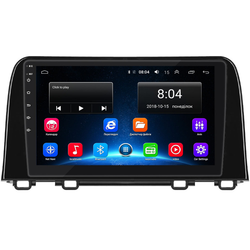 Штатная магнитола Lesko для Honda CR-V V 2016-2020 экран 9" 2/32Gb Wi-Fi GPS Base