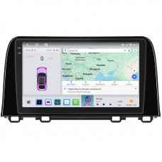 Штатная магнитола Lesko для Honda CR-V V 2016-2020 экран 9" 4/64 QLED CarPlay 4G Wi-Fi GPS 360 Prime