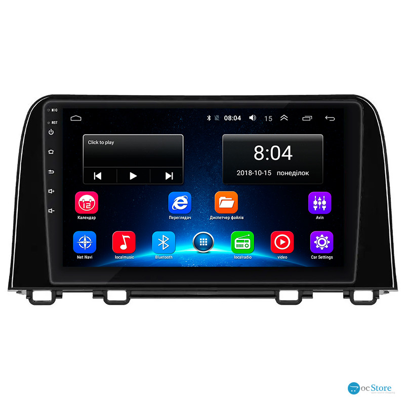 Штатная магнитола Lesko для Honda CR-V V Рестайлинг 2019-н.в. экран 9" 2/32Gb Wi-Fi GPS Base