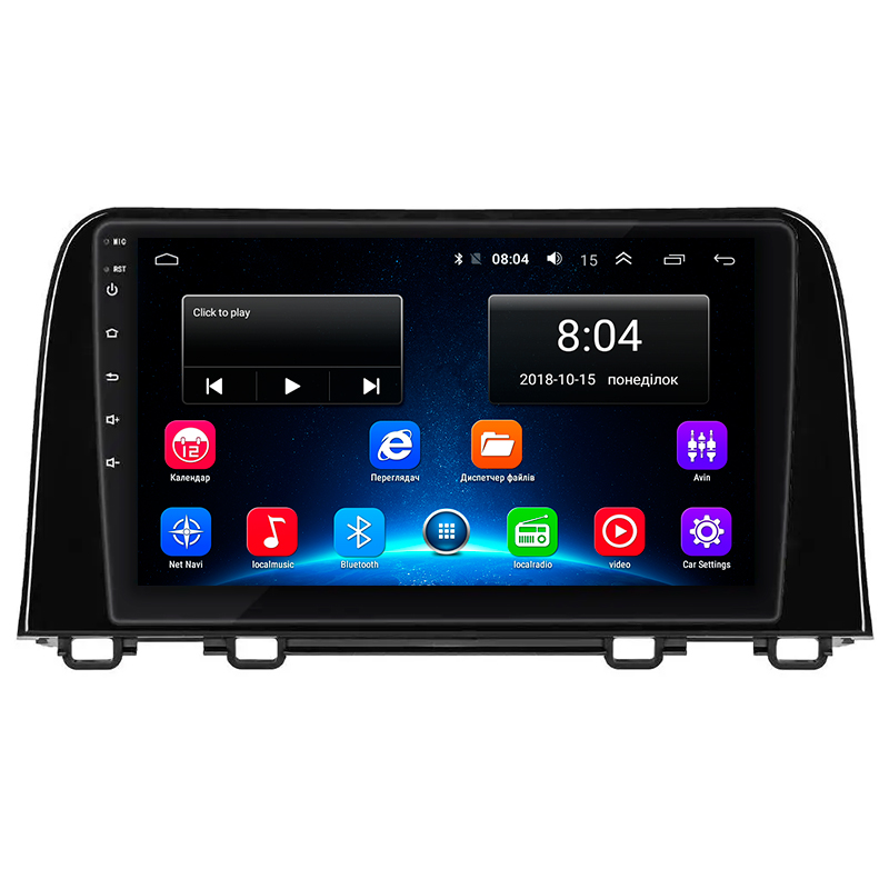 Штатная магнитола Lesko для Honda CR-V V Рестайлинг 2019-н.в. экран 9" 2/32Gb Wi-Fi GPS Base