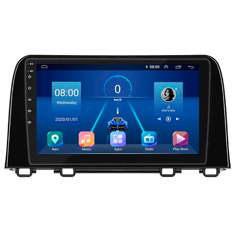 Штатная магнитола Lesko для Honda CR-V V Рестайлинг 2019-н.в. экран 9" 6/128Gb 4G Wi-Fi GPS Top