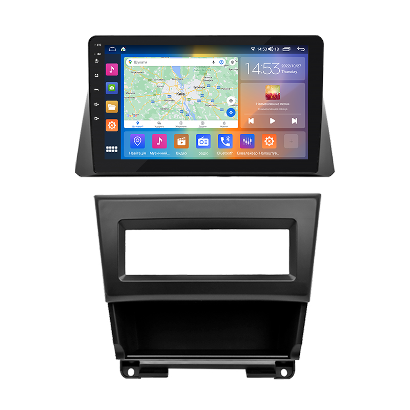 Штатная магнитола Lesko для Honda Crosstour I 2009-2012 экран 10" 4/64Gb CarPlay 4G Wi-Fi GPS Prime