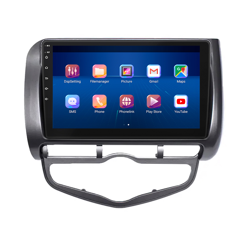 Штатная магнитола Lesko для Honda Fit I Auto AC 2001-2008 экран 9" 2/32Gb Wi-Fi GPS Base