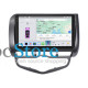 Штатная магнитола Lesko для Honda Fit I Auto AC 2001-2008 экран 9" 4/64 QLED CarPlay 4G Wi-Fi GPS 360 Prime
